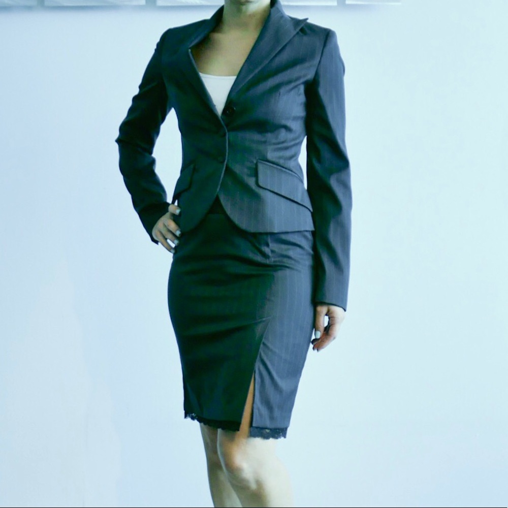 Sisley Made in Italy skirt suit XS Italian 38